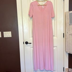 Zenana Outfitters Pink Maxi Dress